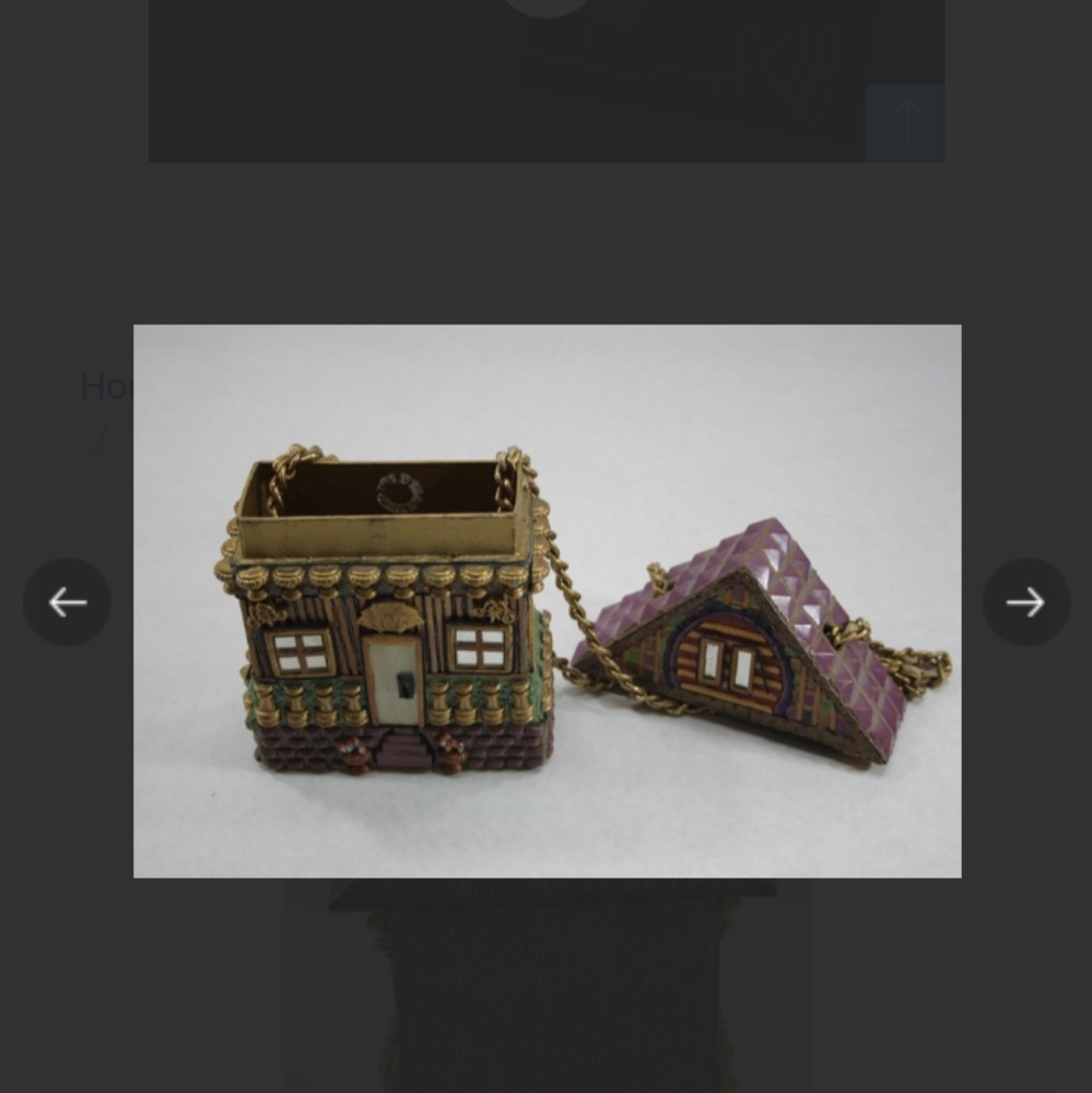 Vintage Art Decor House Purse - Picture 8 of 9